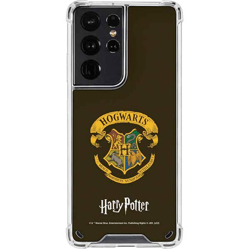 Wizarding World Harry Potter Hogwarts Houses Crest Galaxy S21 Ultra 5G Clear Case